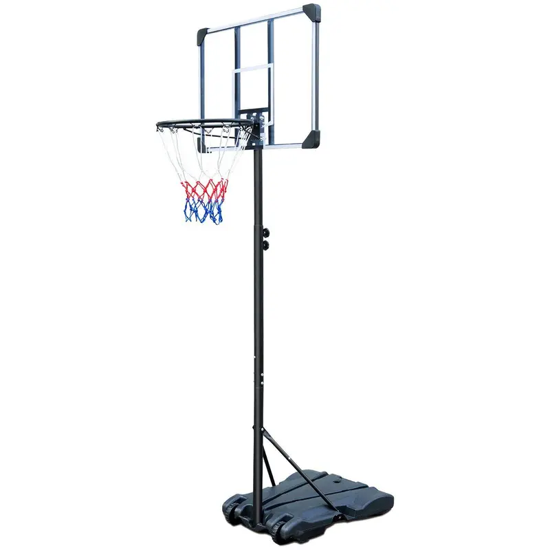 Wheeled Indoor/Outdoor Portable Basketball Hoop Stand – 5.4 Ft To 7 Ft Height 1