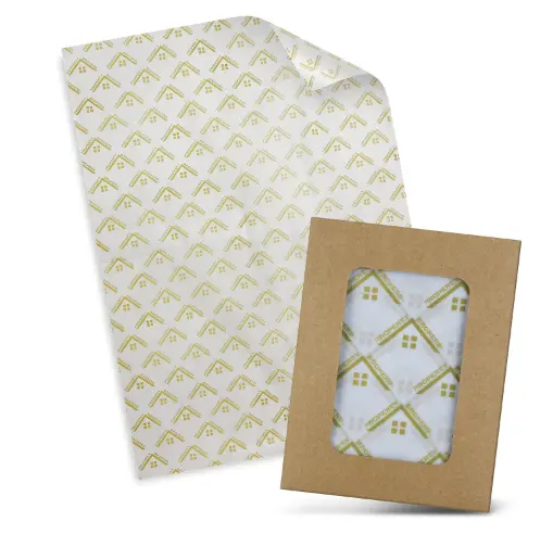White Tissue Paper With Matching Envelope 1