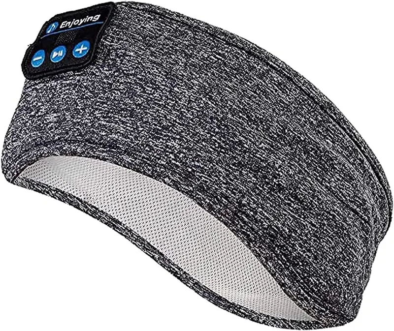 Wireless Sleep Headphones – Ultra-Thin Bluetooth Headband For Rest, Yoga, Travel, And Light Exercise (Grey) 1