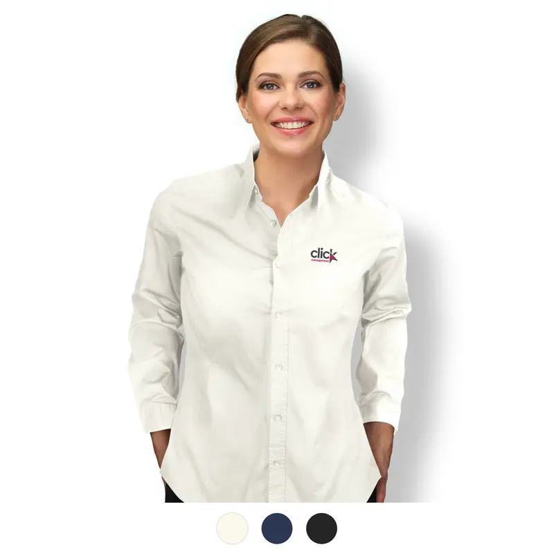 Women'S 120Gsm Poplin Shirt – Breathable & Tailored 1