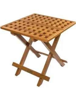 Yachting Teak Folding Hatch Table 1