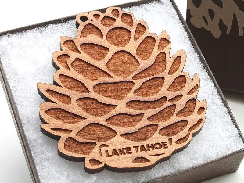 Zephyr Cove Pinecone Holiday Ornament 1