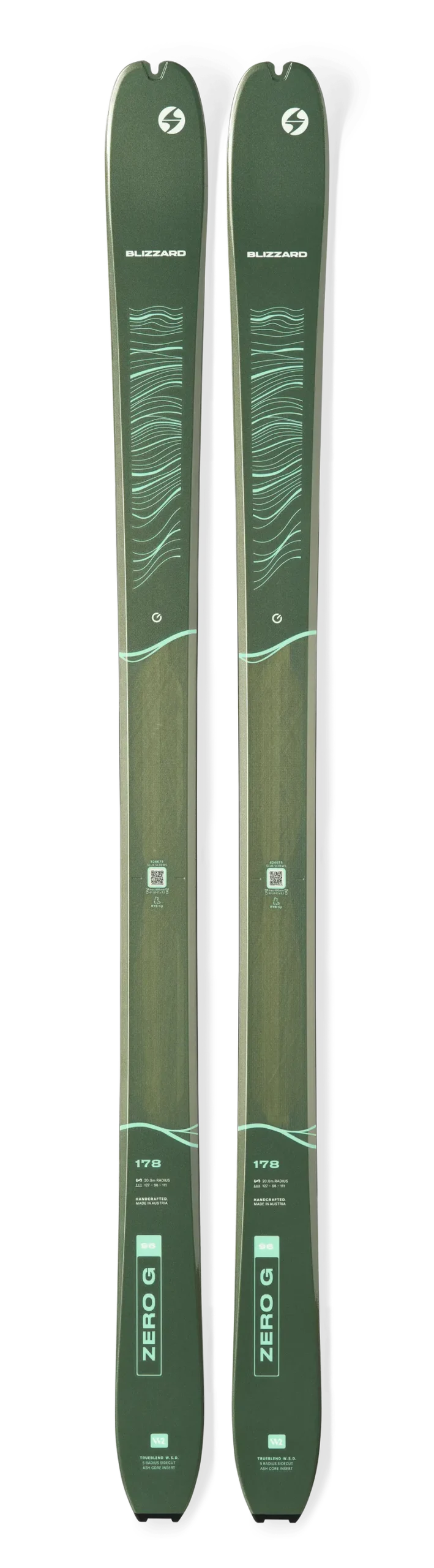 Zero G 96 Women'S Lightweight Touring Skis 1